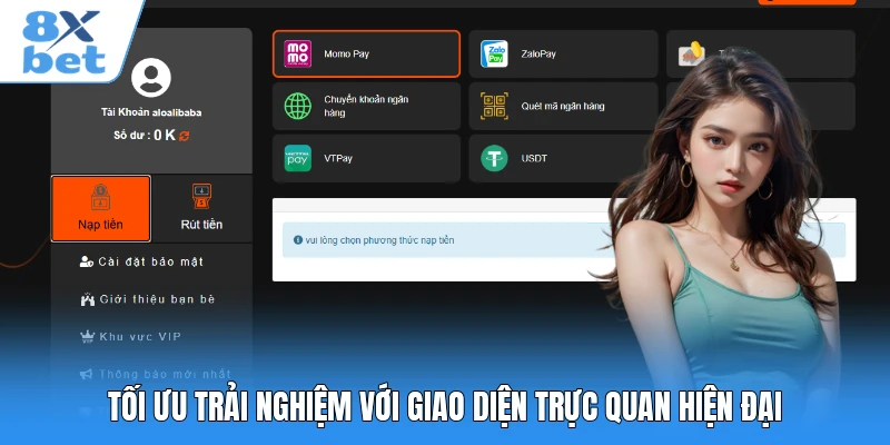 Tối ưu trải nghiệm với giao diện trực quan hiện đại